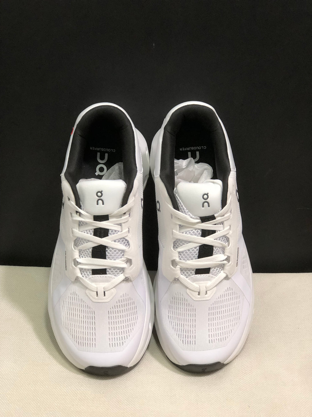 On Running Cloudrunner 2 Mesh Breathable Running Shoes White/Black