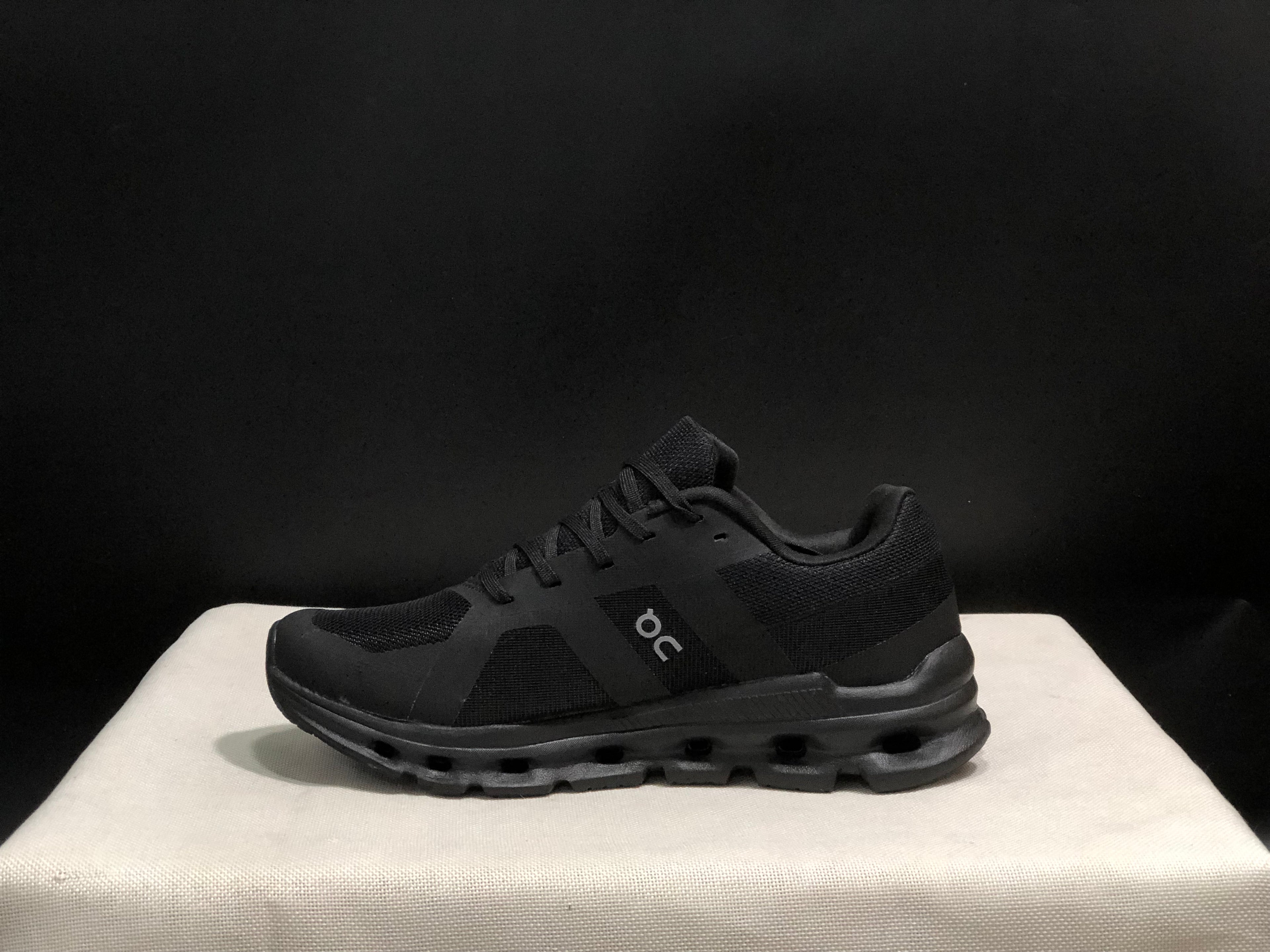On Running Cloudrunner Anti-Slip Sports Running Shoes All Black