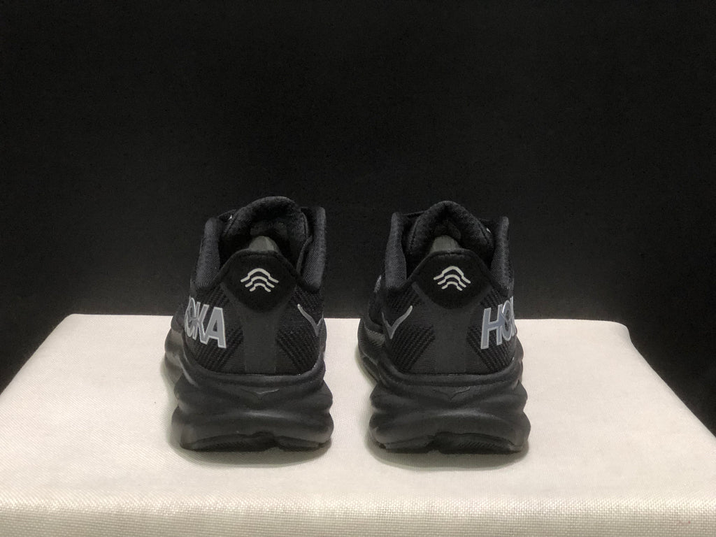 Hoka One One Clifton 9 Running Shoes Black Athletic Shoes Sneakers