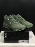 On Running Cloud Hi Edge Outdoor Training Running Shoes Forest Green