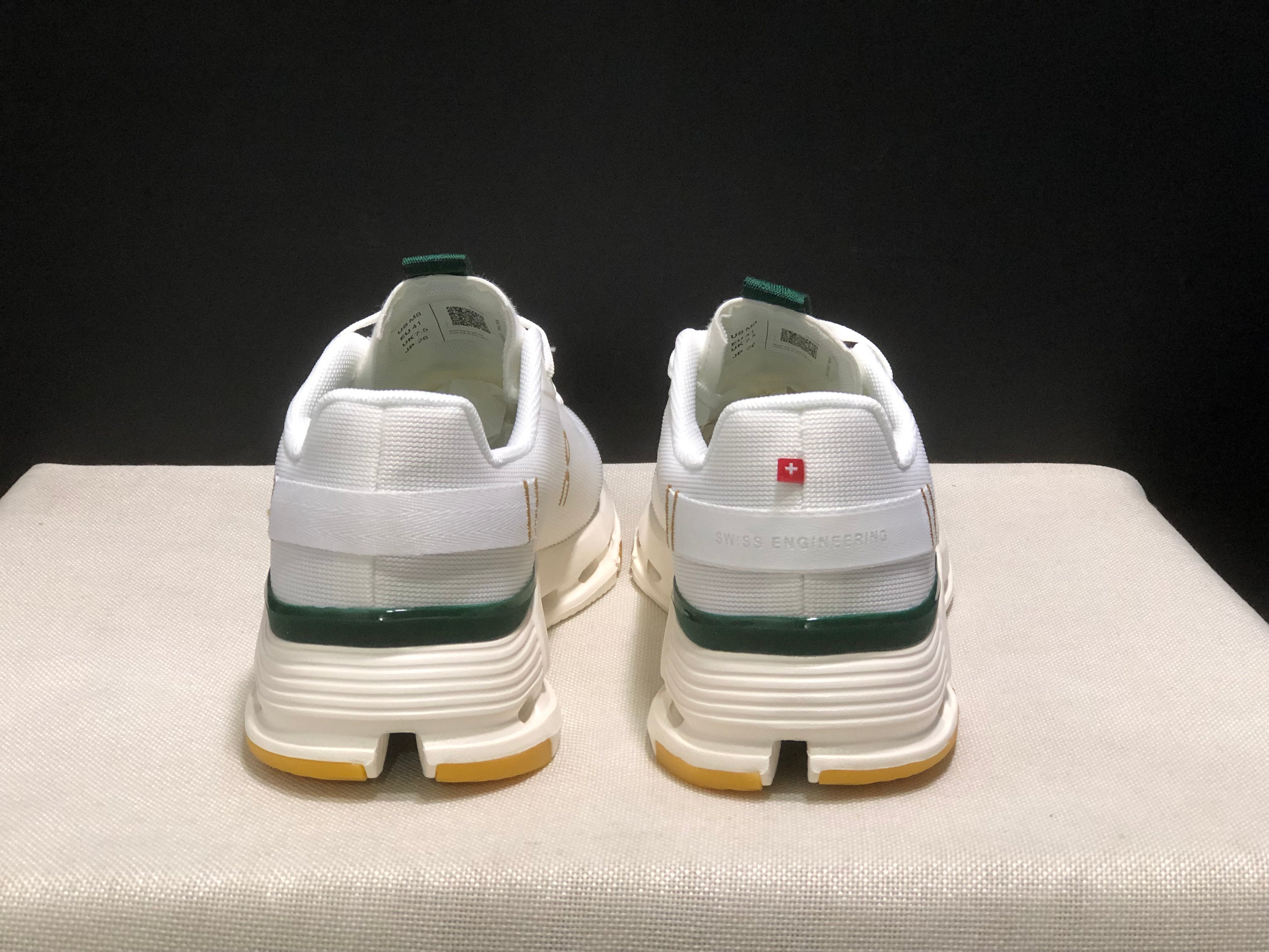On Running Cloudnova Form 2 Fashionable Casual Running Shoes White/Green