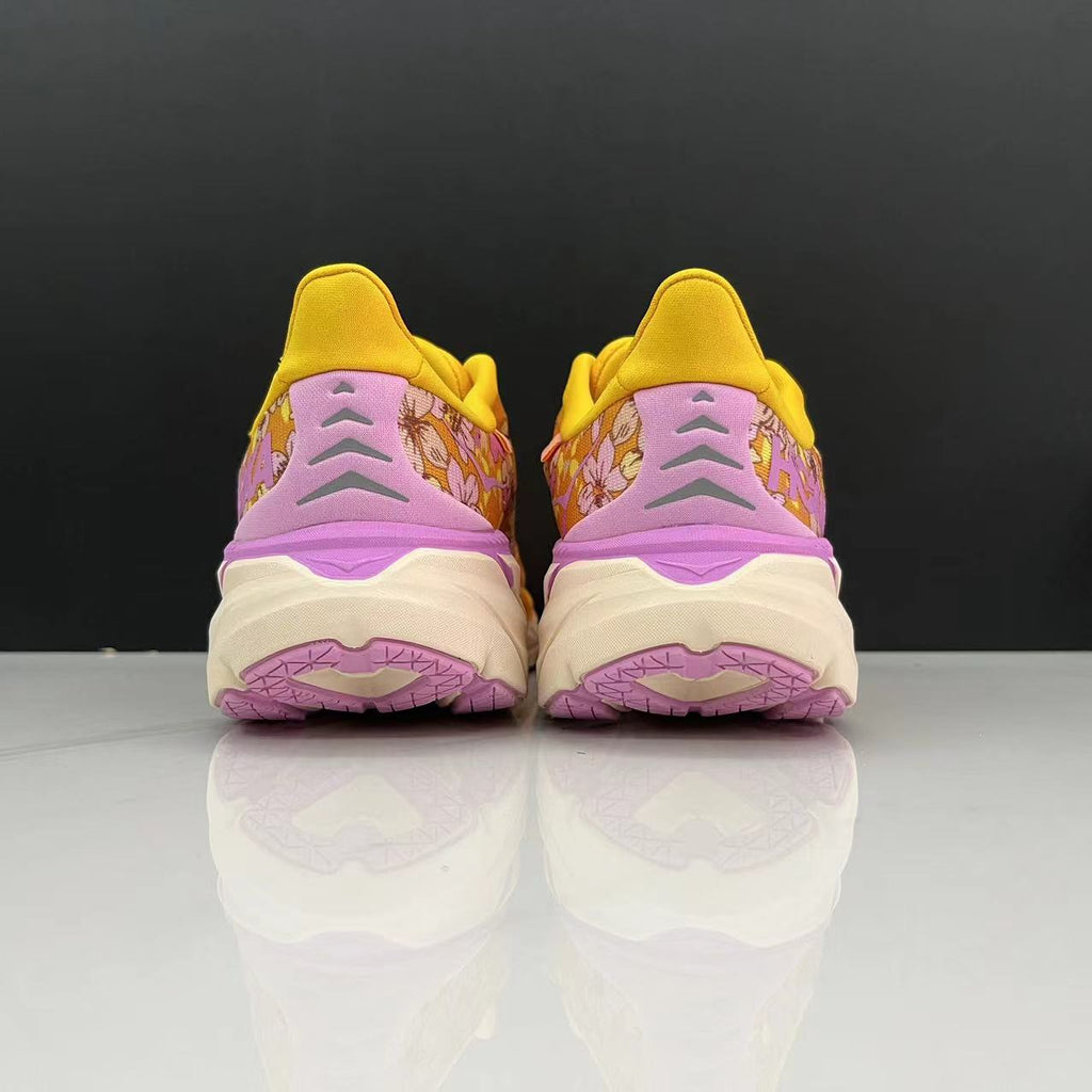 Hoka One One Clifton 8 Fashion Shoes Shock-absorbing Sneakers Yellow