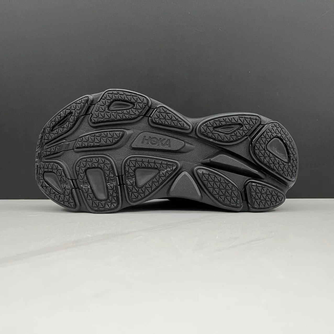 Hoka One One Bondi 8 Black Breathable Low-top Running Shoes Sneakers