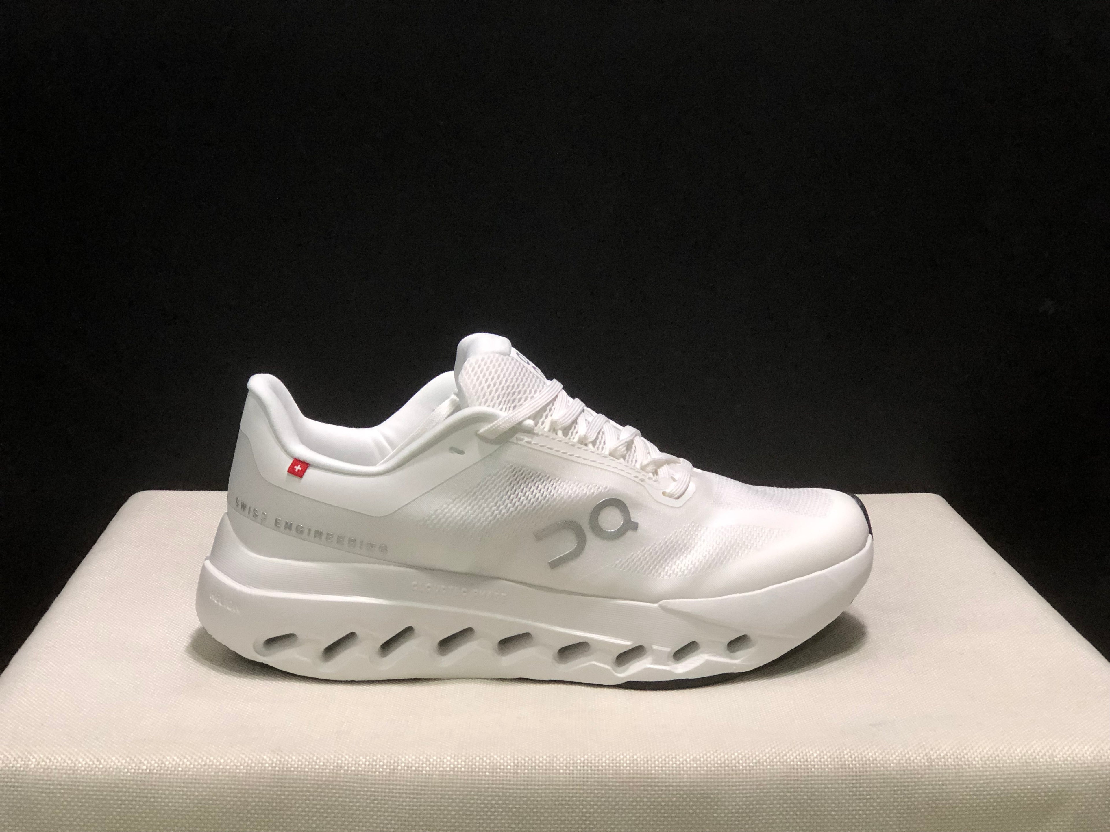 On Running Cloudsurfer Next Casual Running Shoes All White