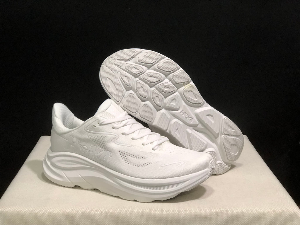 Hoka One One Clifton 10 White Fashion Shoes Sneakers