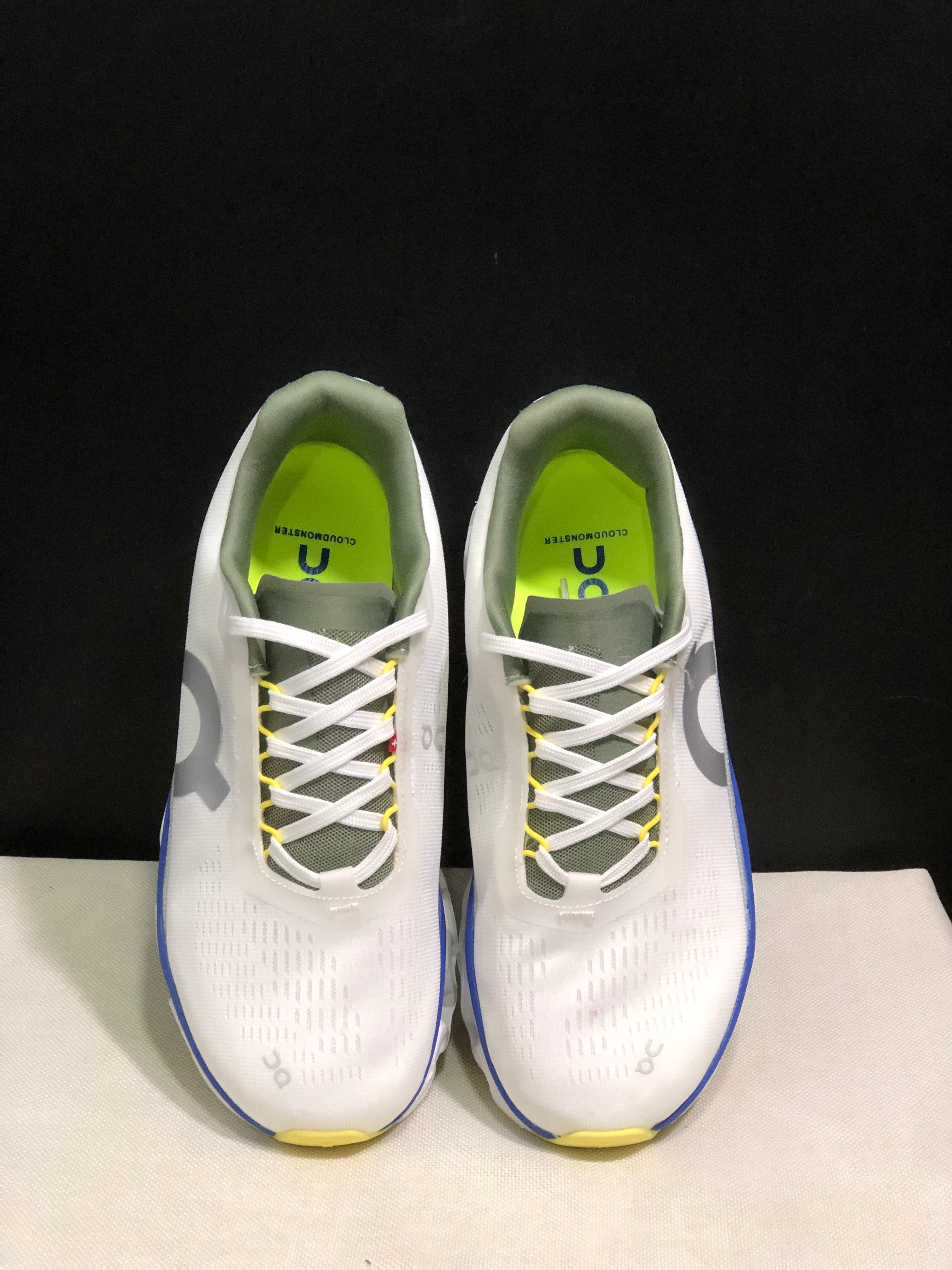 On Running Cloudmonster 2 Shock-Absorbing And Breathable Running Shoes White/Royal