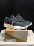 On Running The Roger Rro Durable And Breathable Tennis Shoes Dark Grey/White