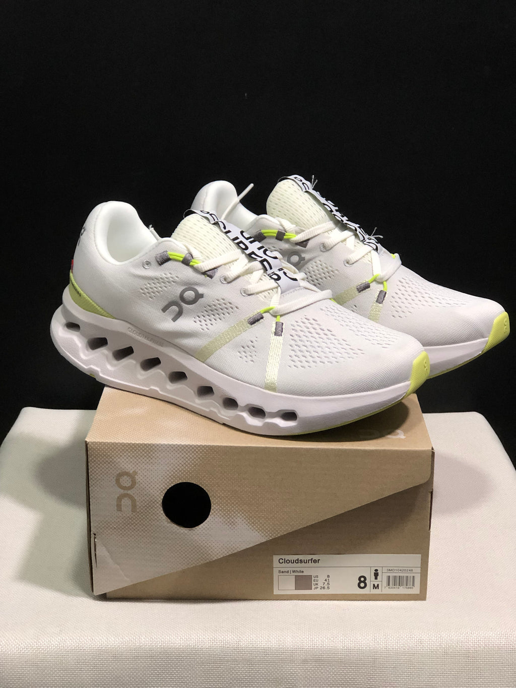 On Running Cloudsurfer Training Anti-Slip Running Shoes Ivory White
