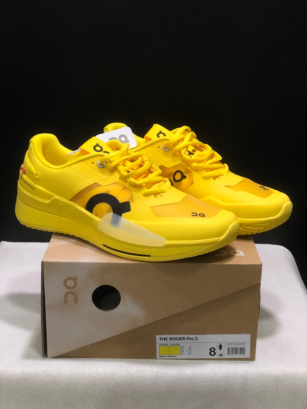 On Running The Roger Pro 2 Breathable Mesh Training Running Shoes Yellow