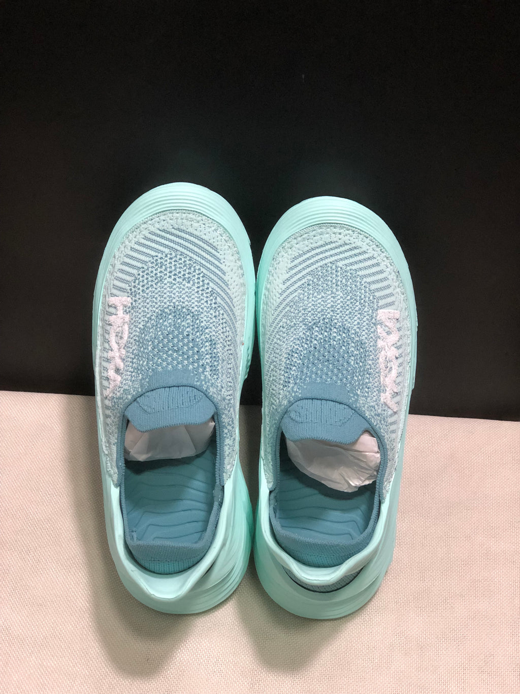 Hoka One One Restore TC Elastic Comfortable Low-top Running Shoes Sneakers Teal
