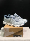 On Running Cloud 5 Lightweight Running Shoes Clacial Ash