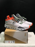On Running Cloudnova Lightweight Sports Casual Shoes Silver/Orange