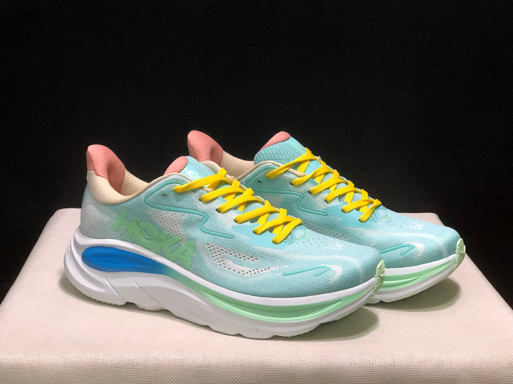 Hoka One One Clifton 10 Fashion Shoes Sneakers Light Blue