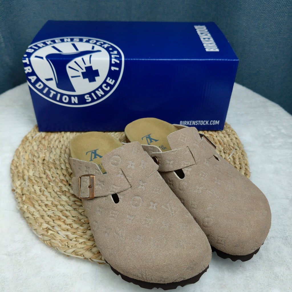 Birkenstock Boston Suede Leather Casual Shoes Joint Edition