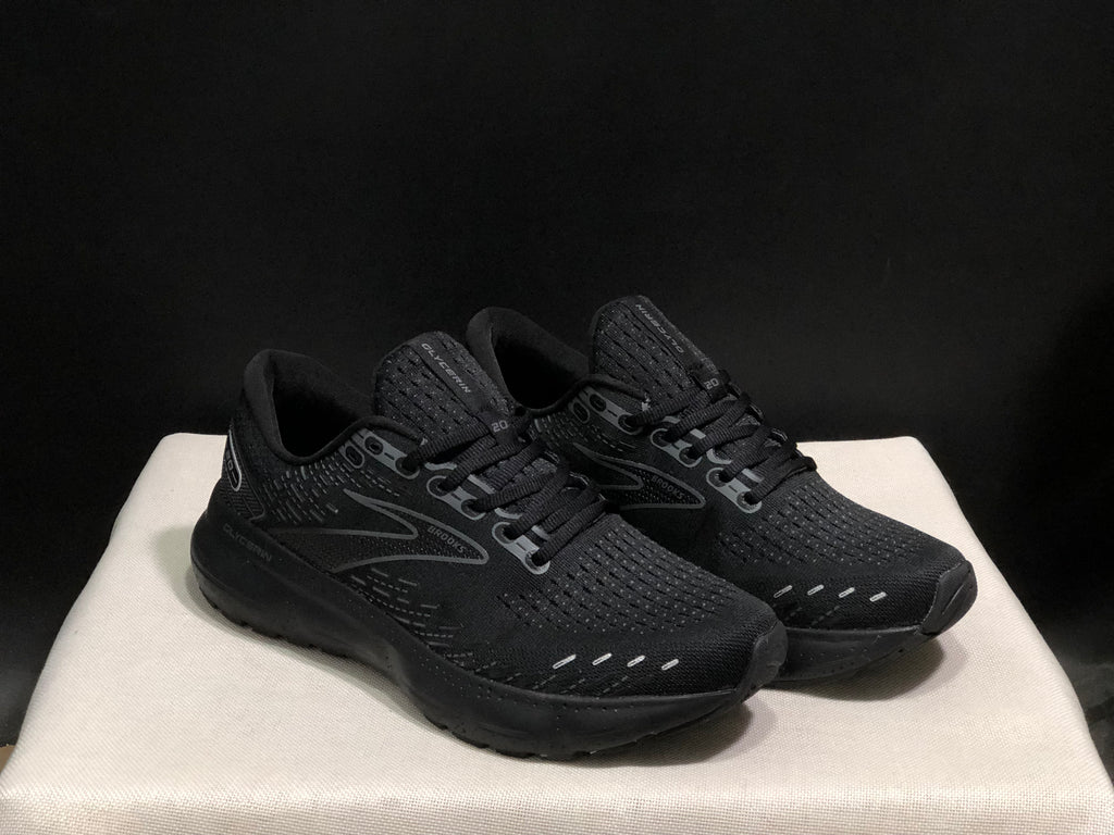 Brooks Glycerin GTS 20 Shock-absorbing Wear-resistant Running Shoes Black