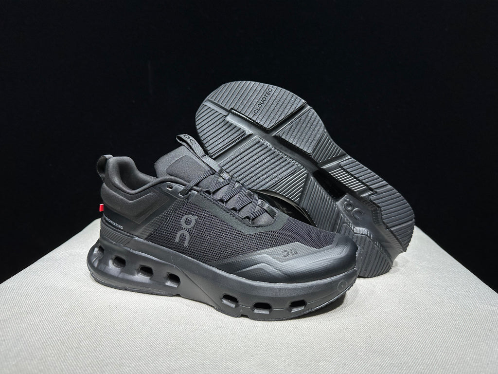 On Running Cloudnova X Comfortable Anti-Slip Running Shoes All Black