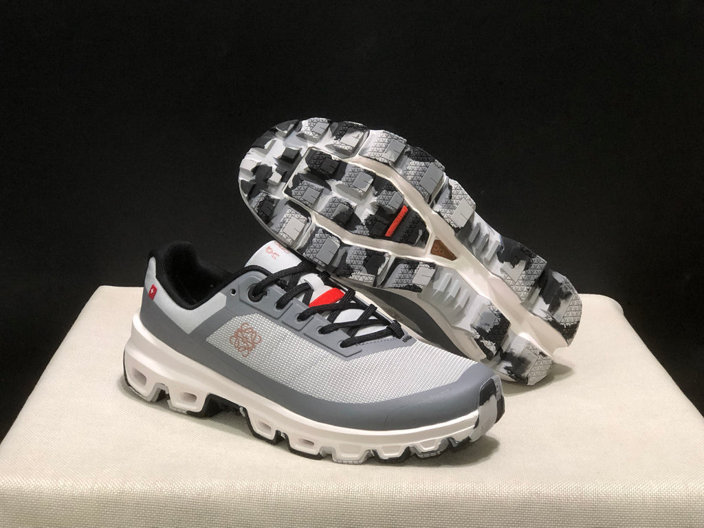 LOEWE x On Running Cloudventrure Fashion Sports Shoes Collaboration Edition Grey