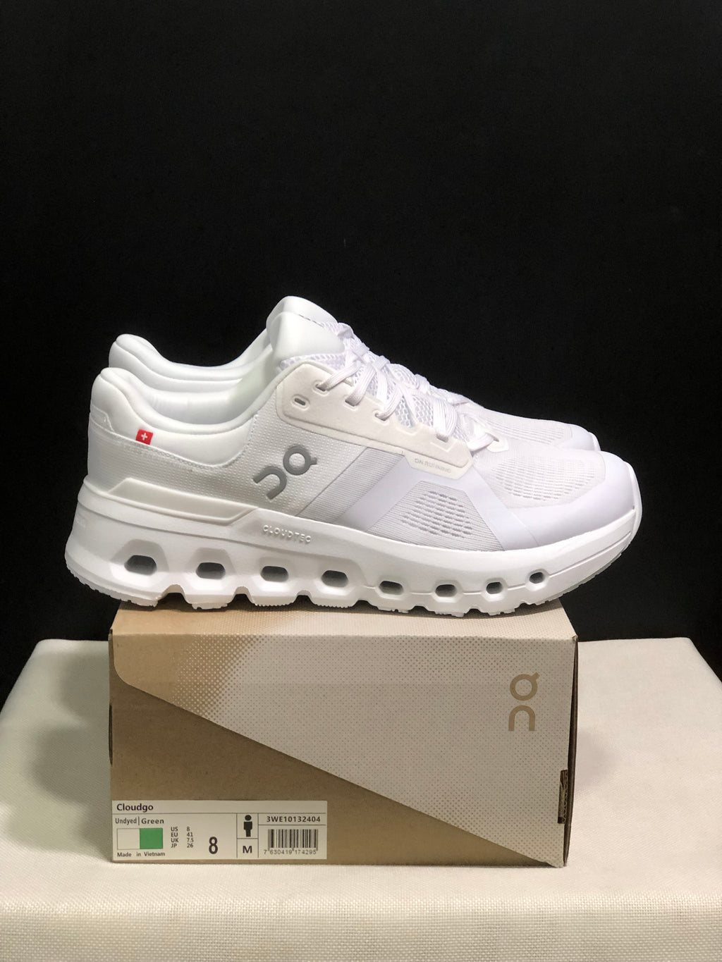 On Running Cloudrunner 2 Mesh Breathable White Running Shoes