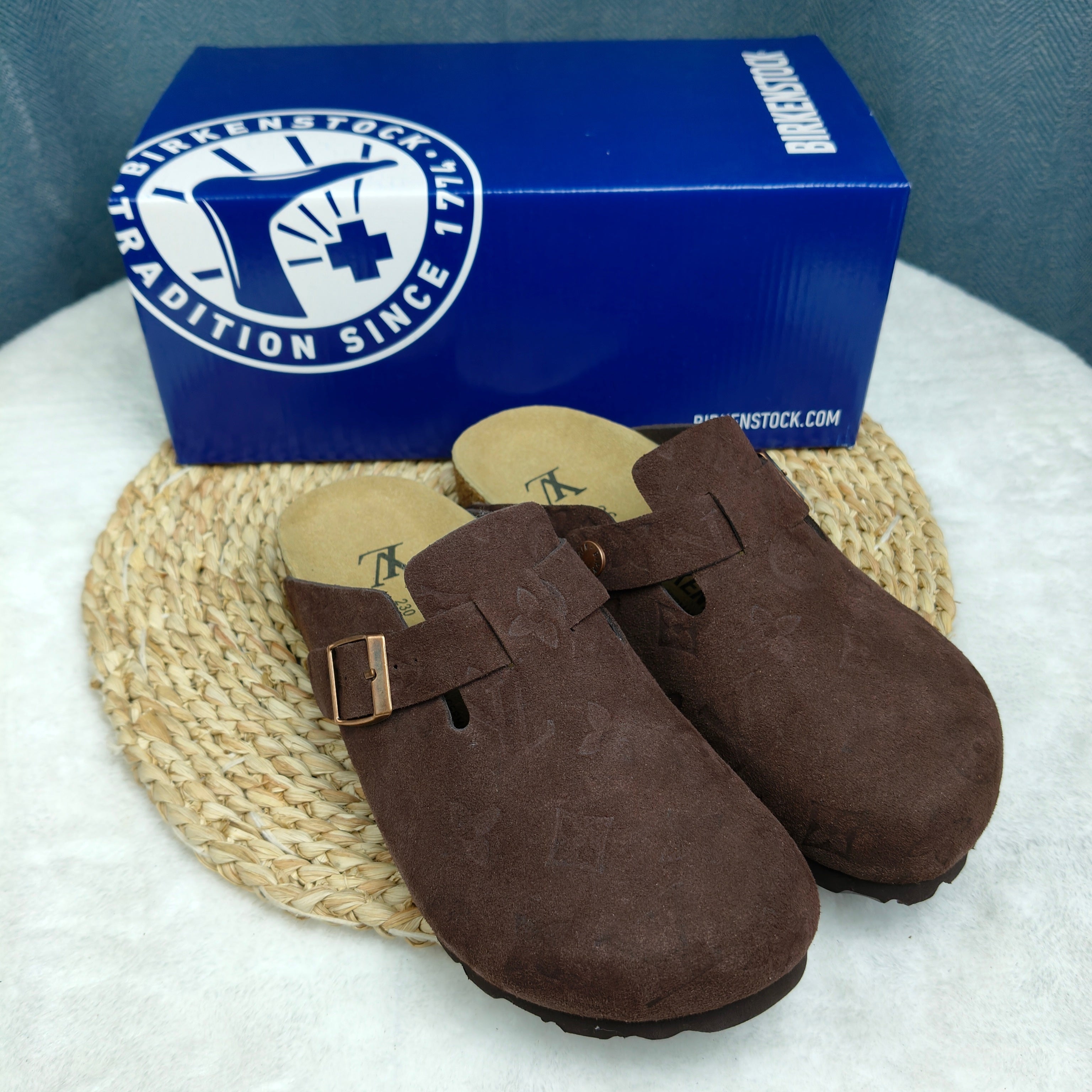 Birkenstock Boston Suede Leather Casual Shoes Joint Edition