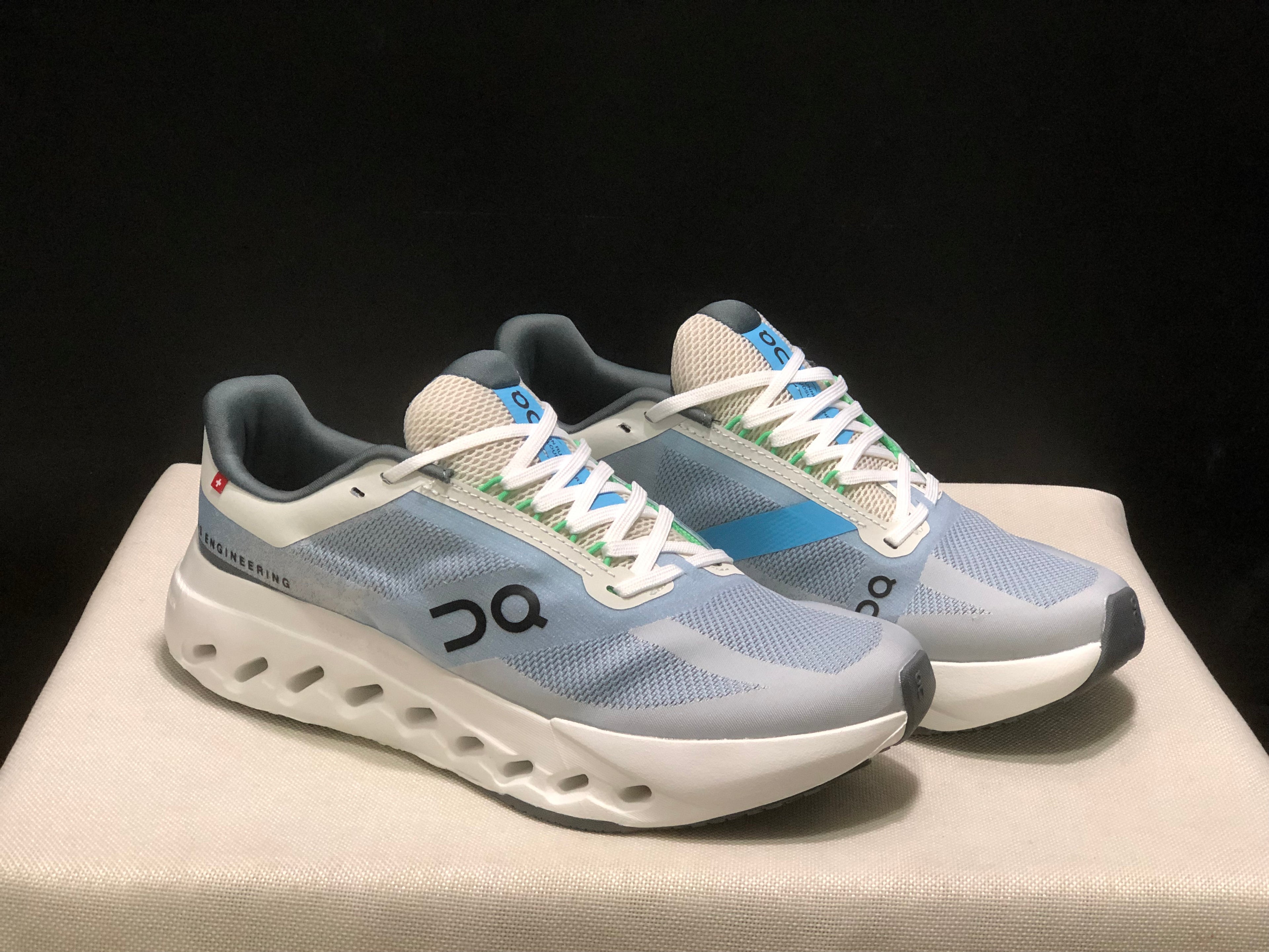 On Running Cloudsurfer Next Casual Running Shoes Niagara/White