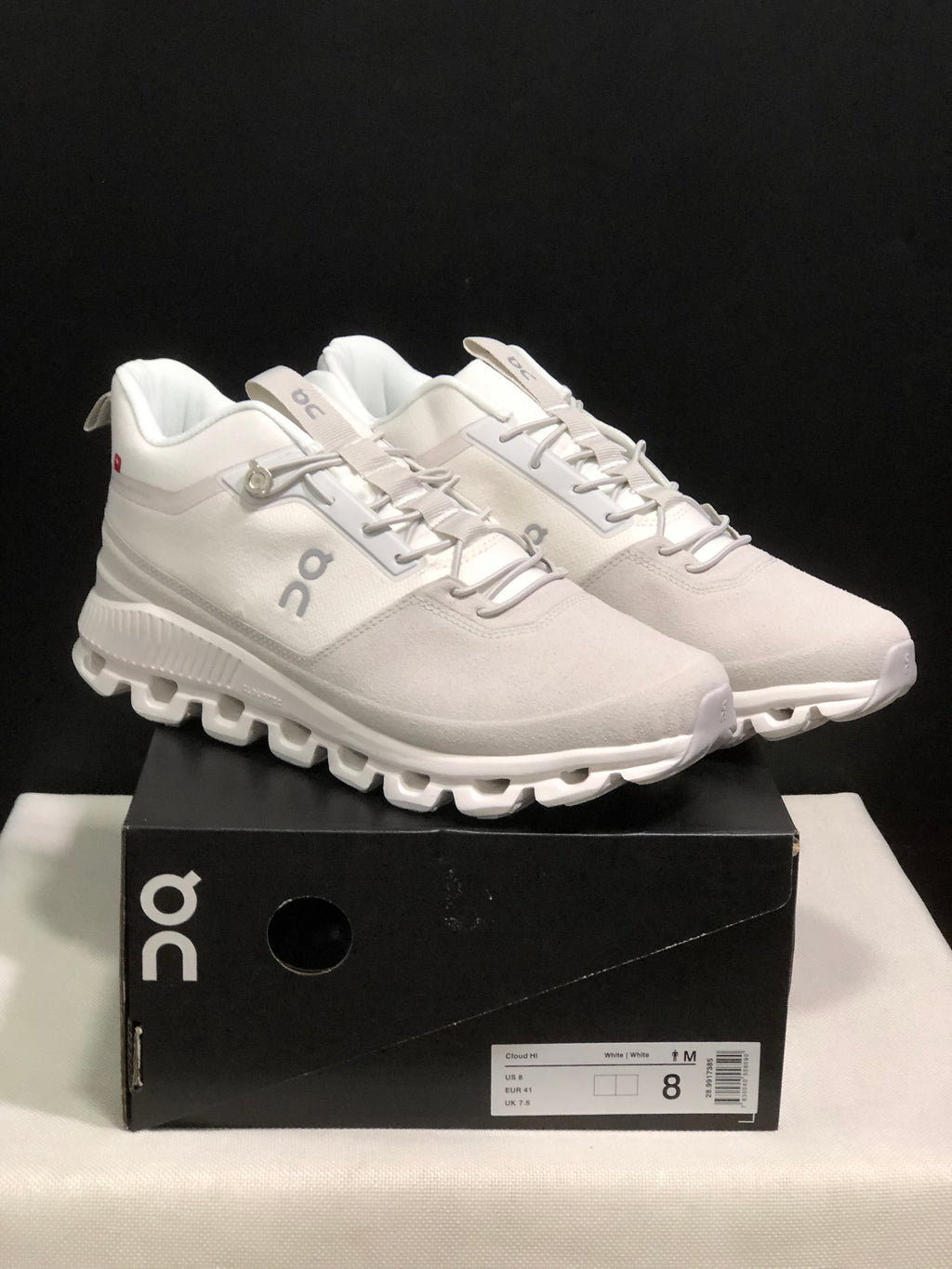 On Running Cloud Hi Edge Outdoor Training Running Shoes White/Ivory