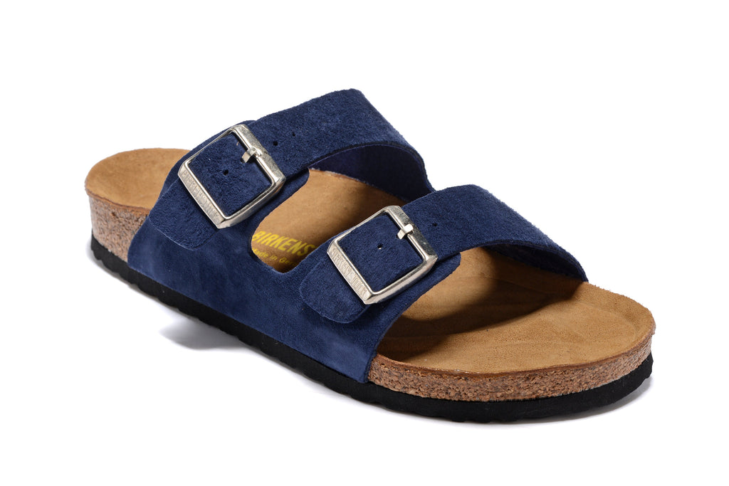 Birkenstock Arizona Two Buckle Suede Leather Sandal