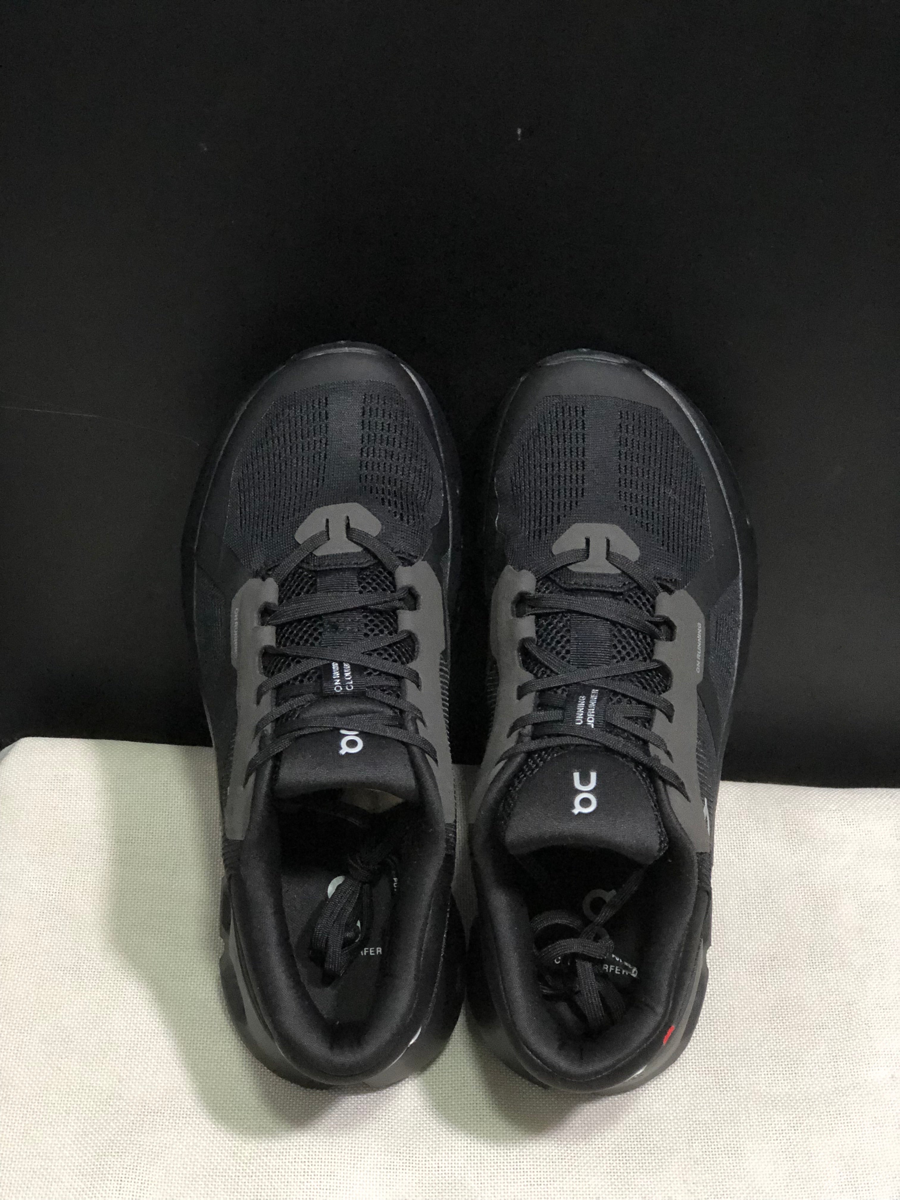 On Running Cloudrunner 2 Mesh Breathable Black Running Shoes