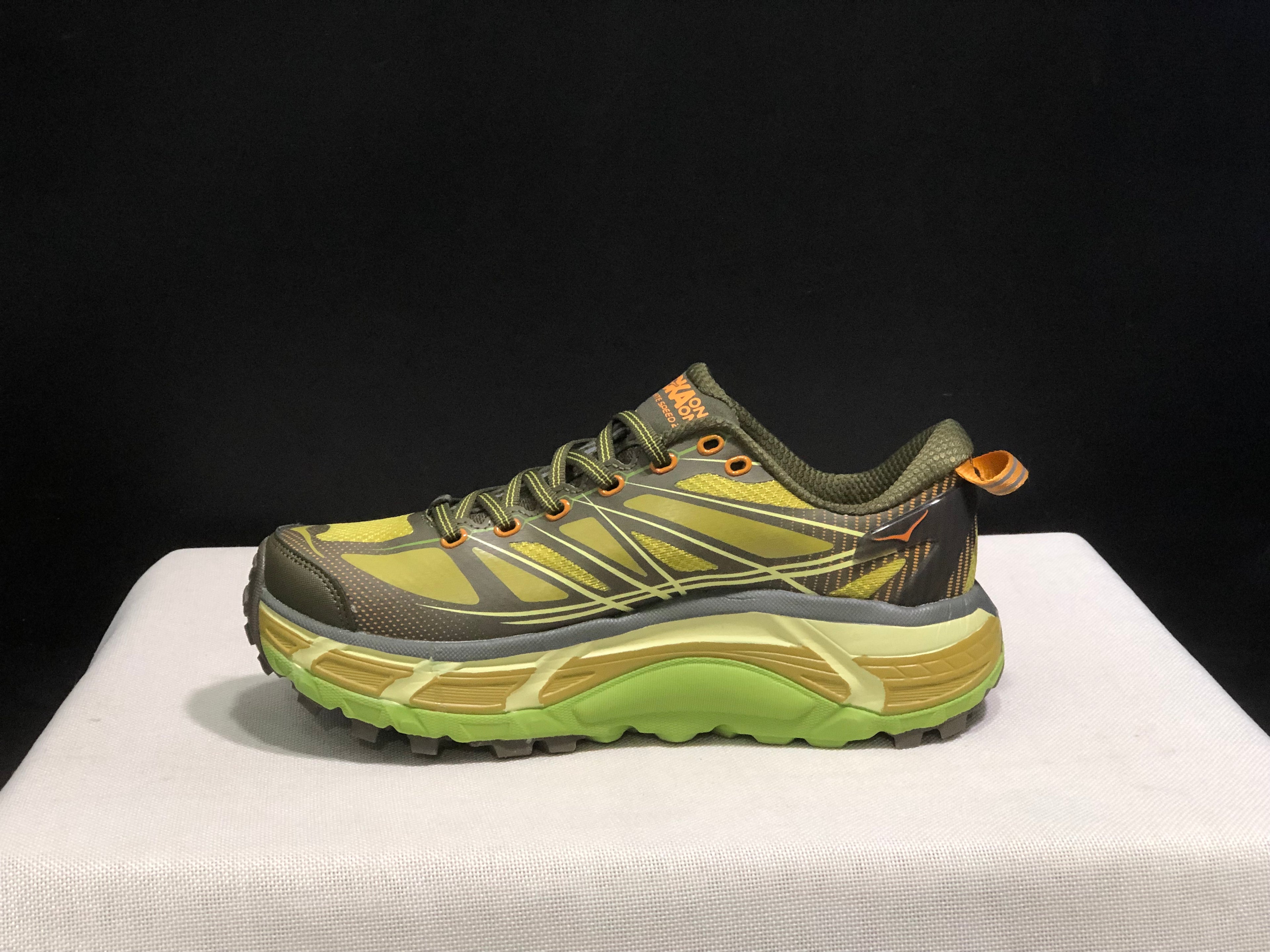 Hoka One One Mafate Speed 2 Mountain Anti-slip Running Shoes Sneakers Brown