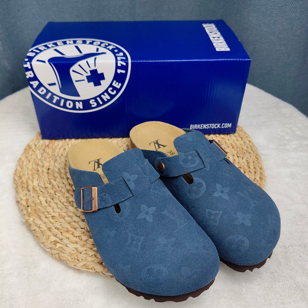 Birkenstock Boston Suede Leather Casual Shoes Joint Edition