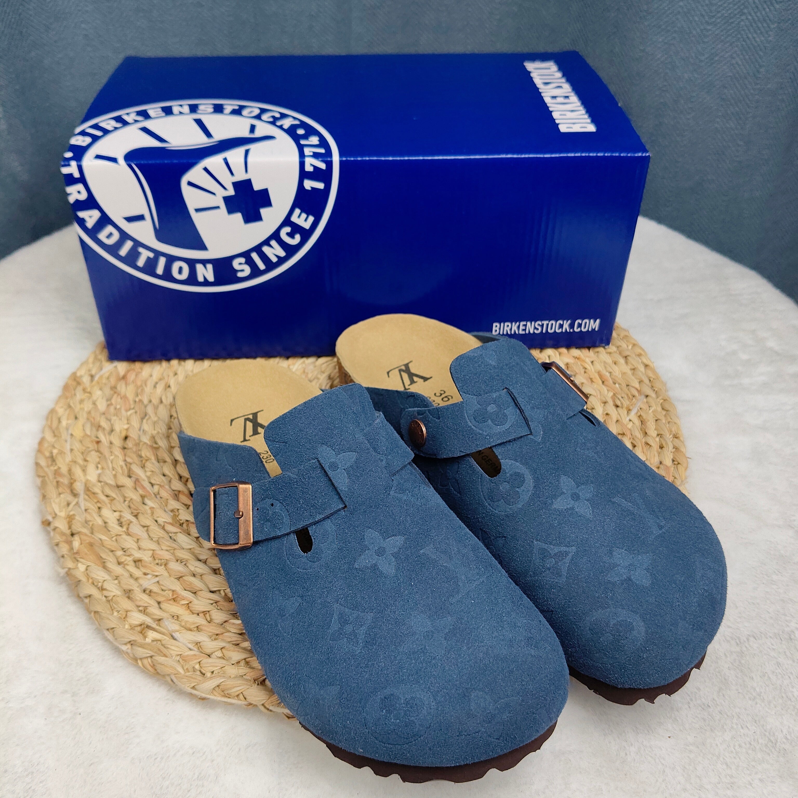 Birkenstock Boston Suede Leather Casual Shoes Joint Edition