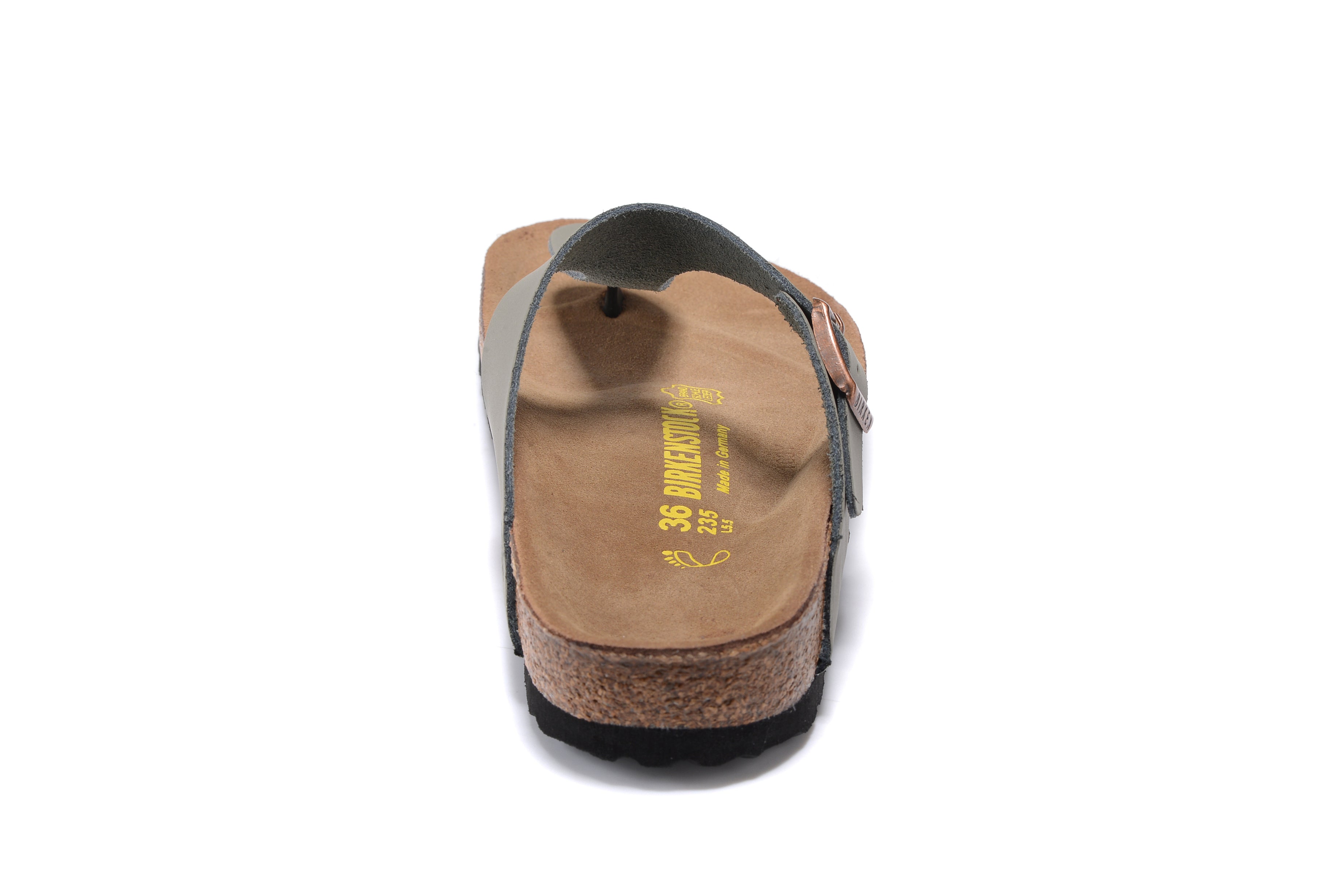 Birkenstock Gizeh Grey Scrub Flip Flops Sandals