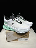 On Running Cloudnova X Comfortable Anti-Slip Running Shoes White/Tiffany Blue
