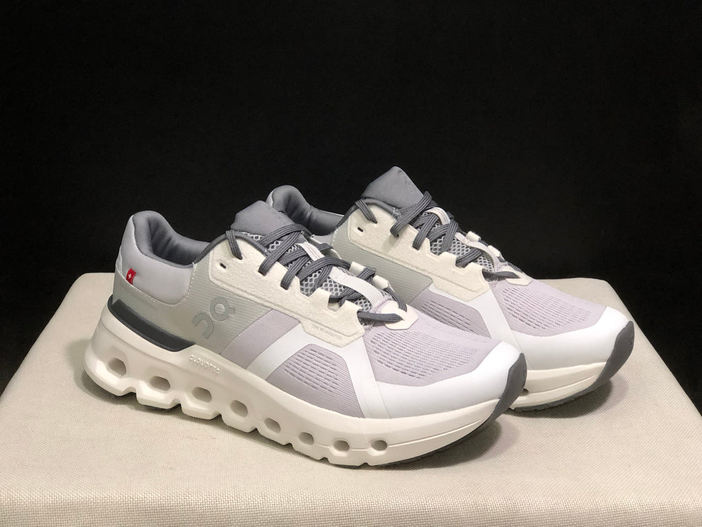 On Running Cloudrunner 2 Mesh Breathable Light Grey Running Shoes