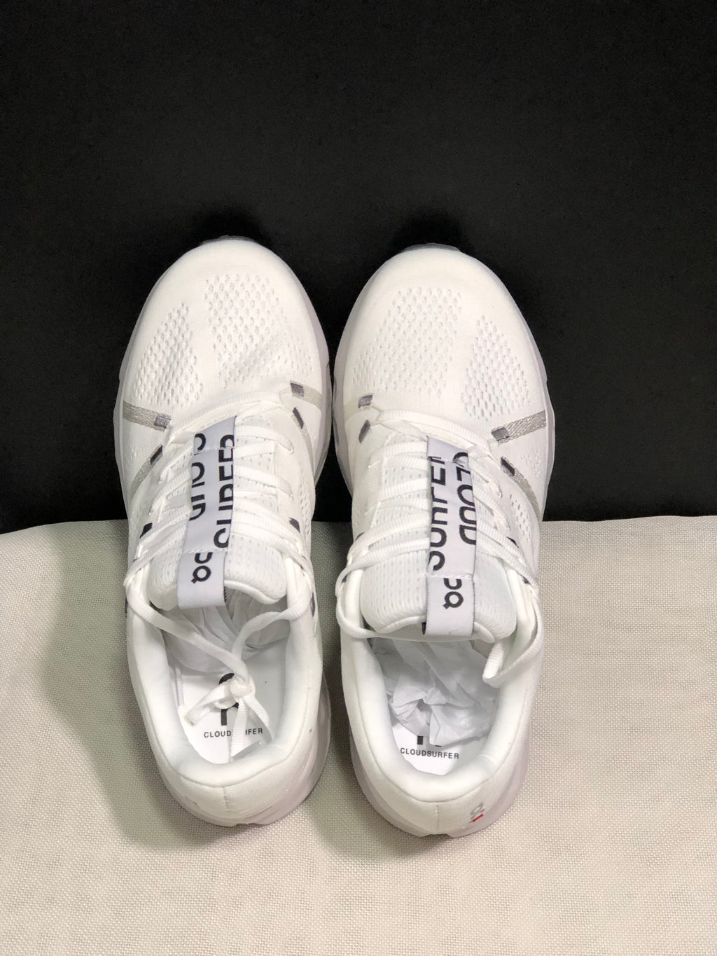 On Running Cloudsurfer Training Anti-Slip Running Shoes White
