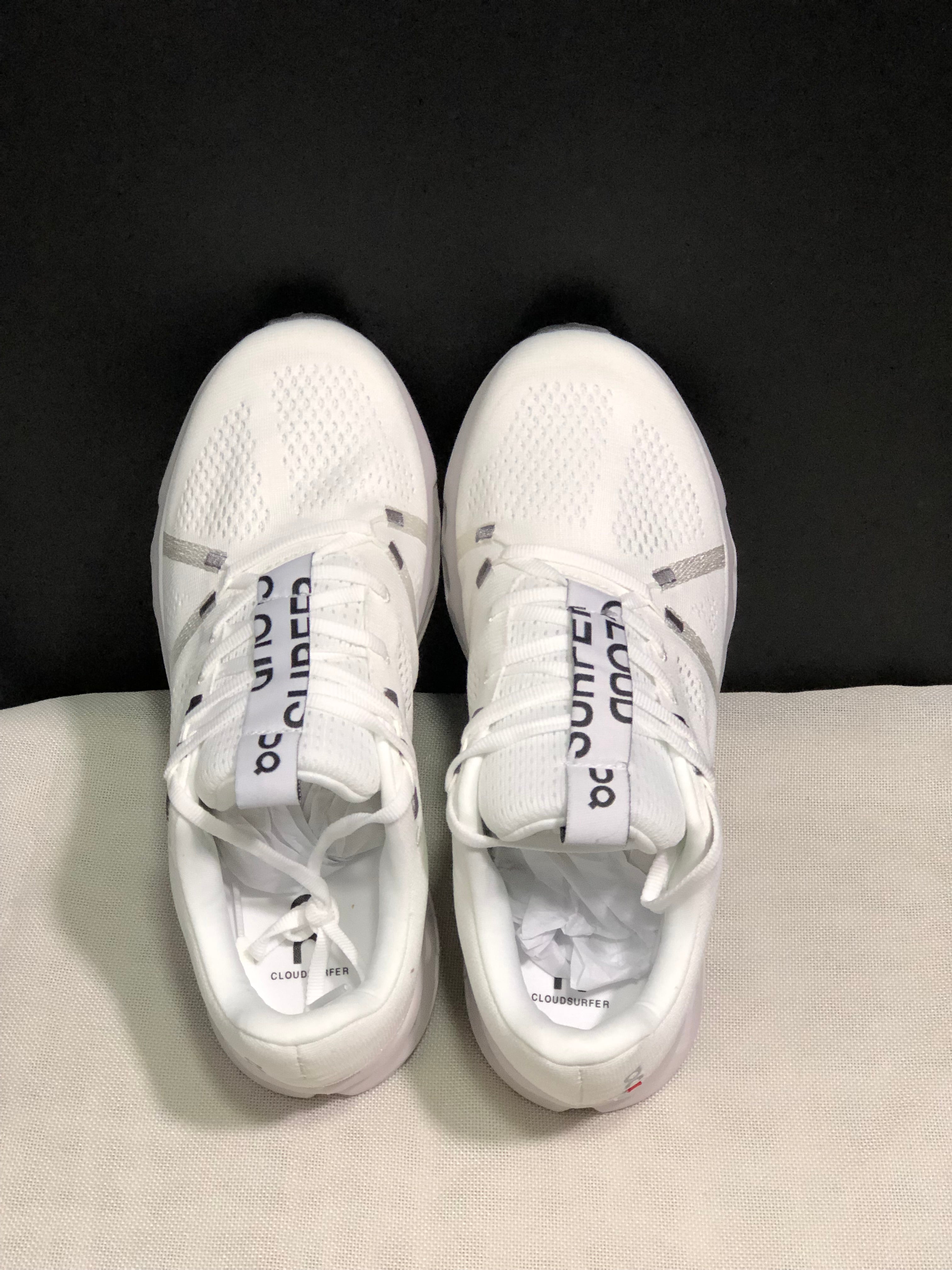 On Running Cloudsurfer Training Anti-Slip Running Shoes White
