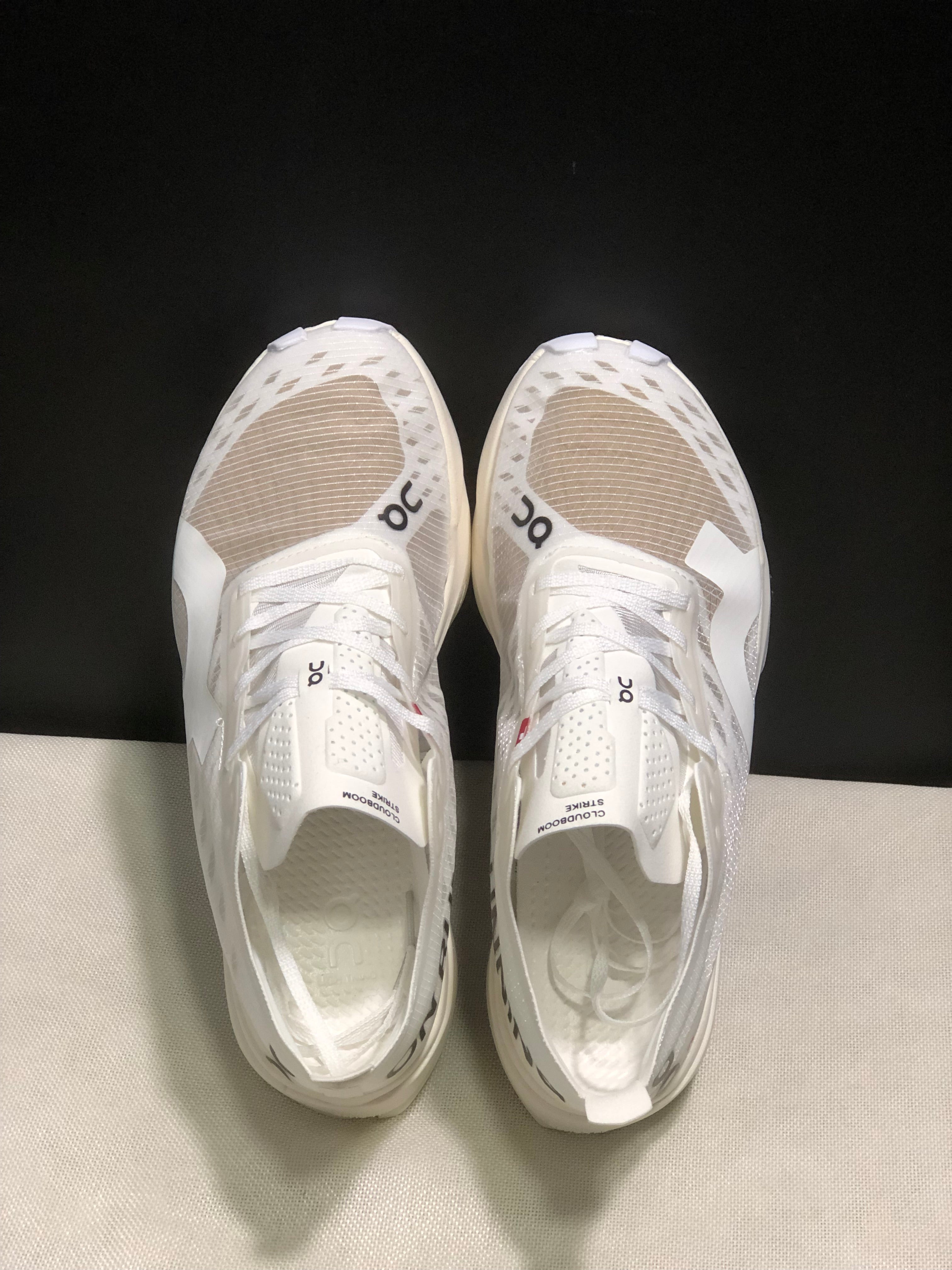 On Running Cloudboom Strike Professional Marathon Running Shoes White