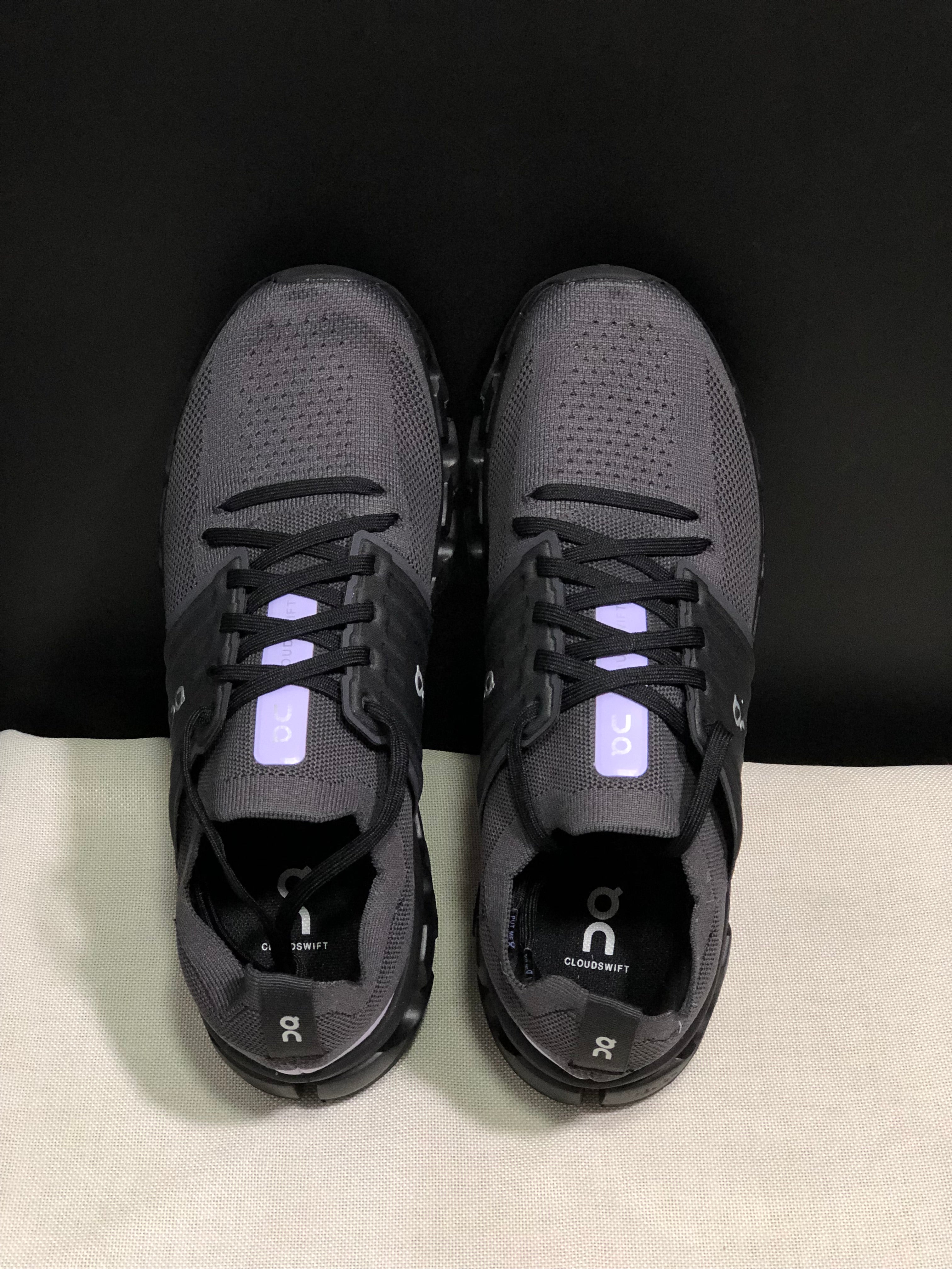 On Running Cloudswift 3 Trendy And Comfortable Running Shoes Dark Grey/Black