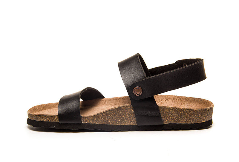 Birkenstock Arizona Casual Matte Leather Strappy Sandals