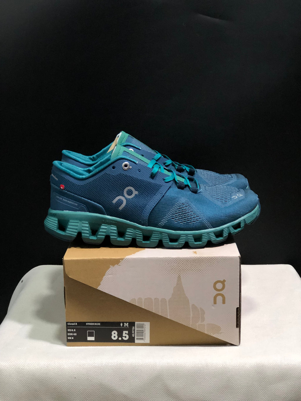 On Running Cloud X Lightweight Running Shoes Storm Blue