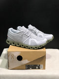On Running Cloudstratus Breathable Support Running Shoes Light Grey/Green