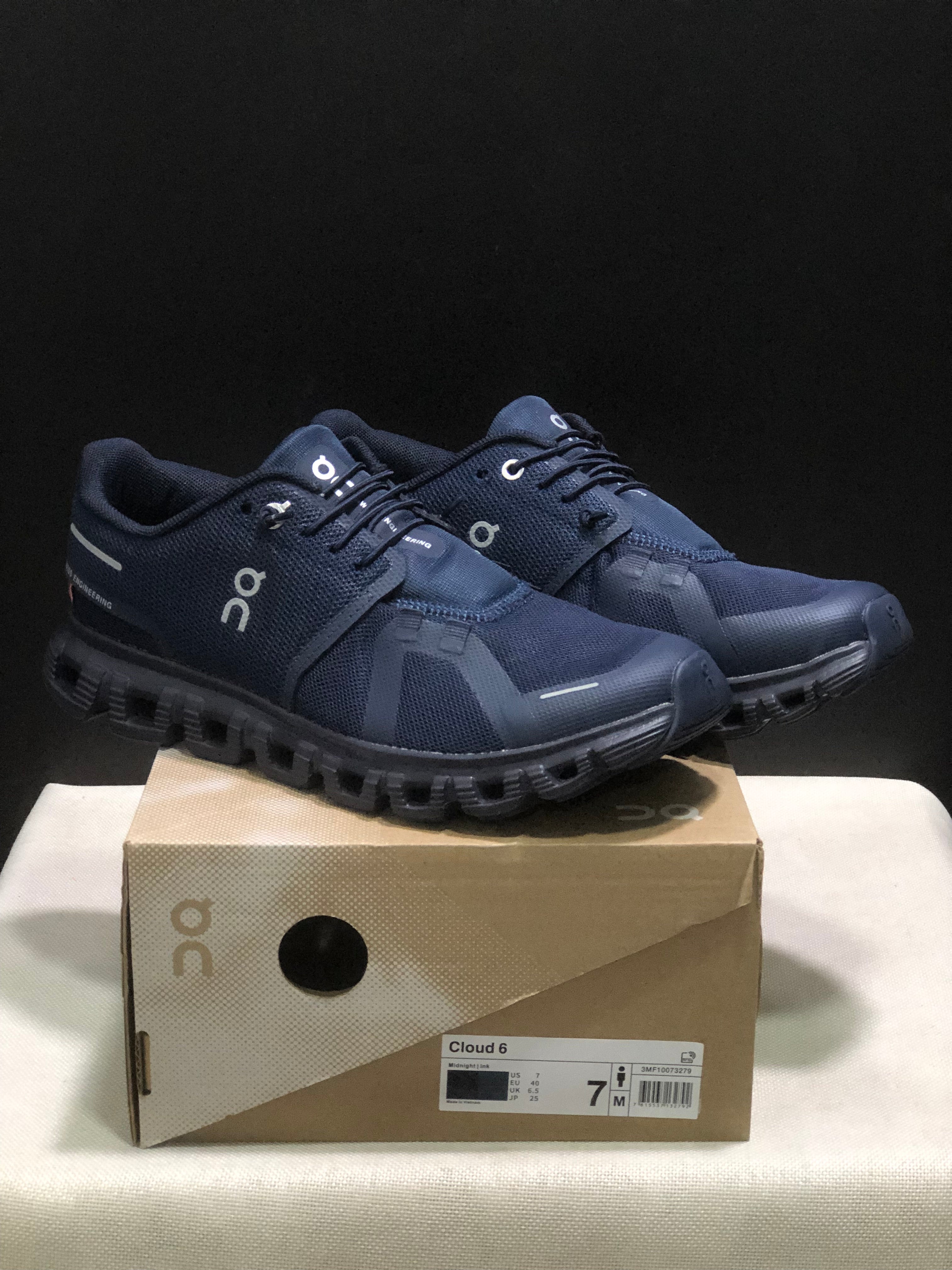 On Running Cloud 6 Casual Life Shoes Dark Blue