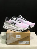 On Running Cloudmonster Anti-Slip Running Shoes Pinkish Purple/White