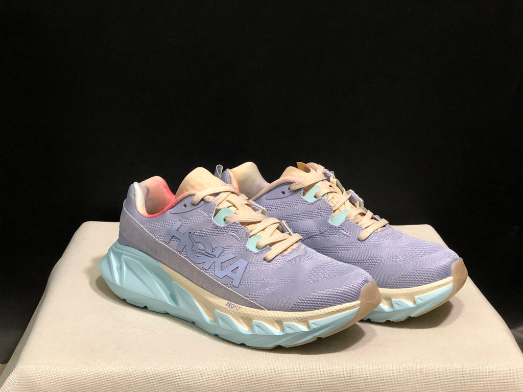Hoka One One Elevon 2 Anti-slip Wear-resistant Running Shoes Sneakers Light Purple