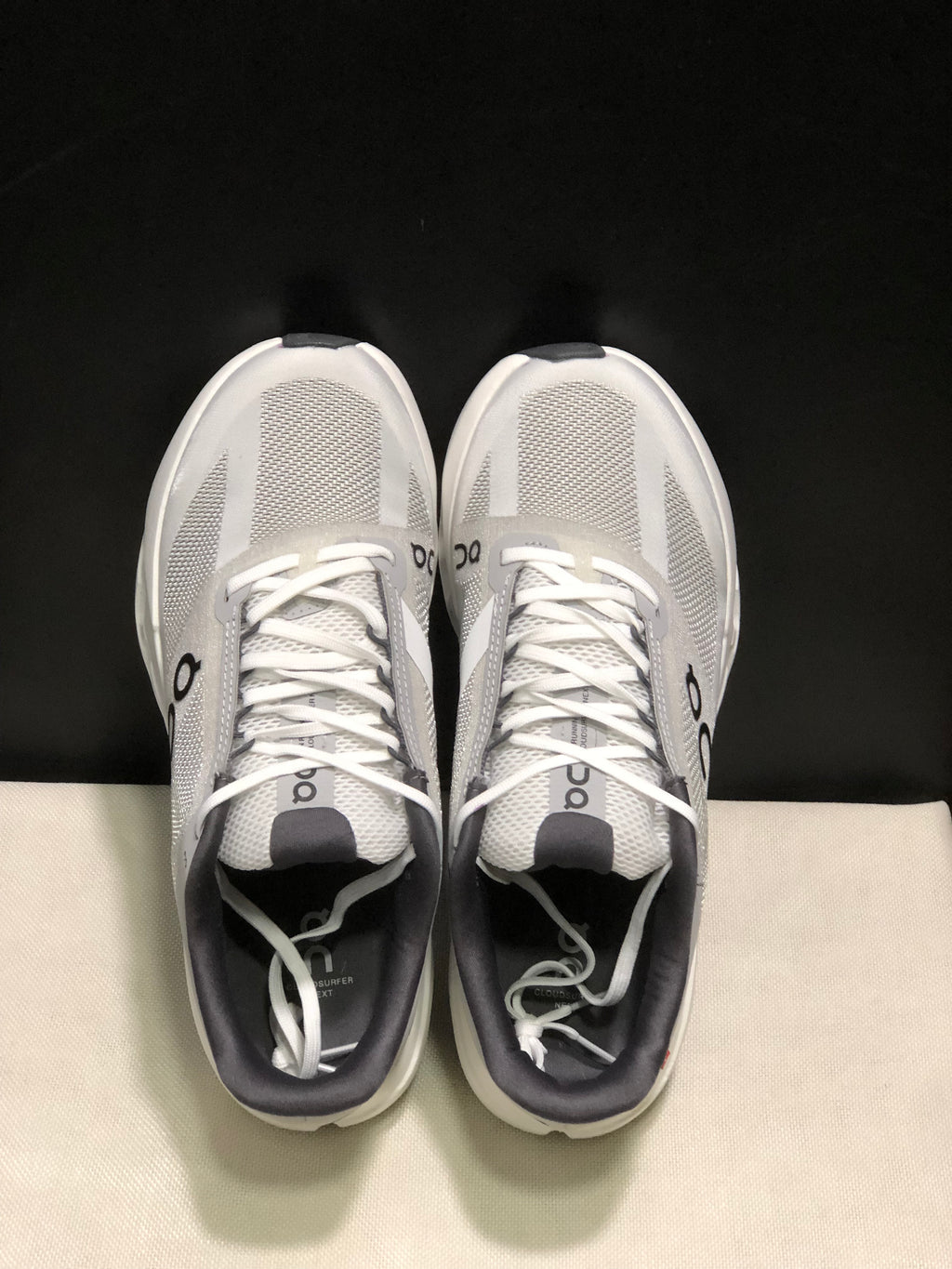 On Running Cloudsurfer Next Casual Running Shoes Giacier/White