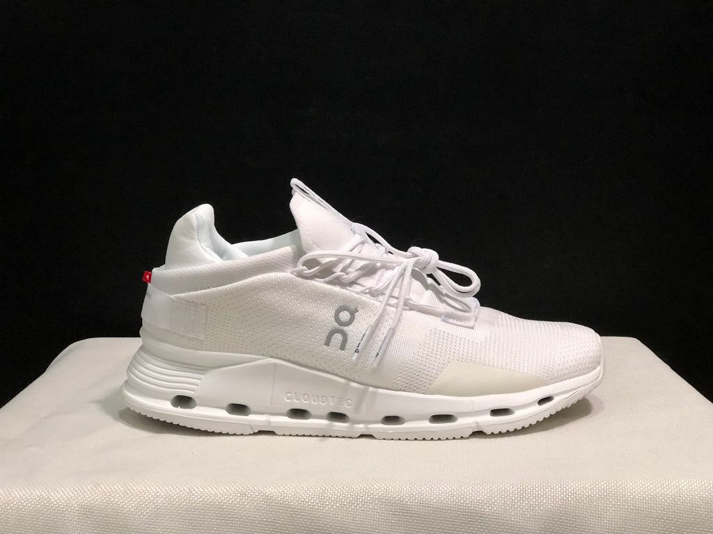 On Running Cloudnova Lightweight Sports Casual Shoes All White