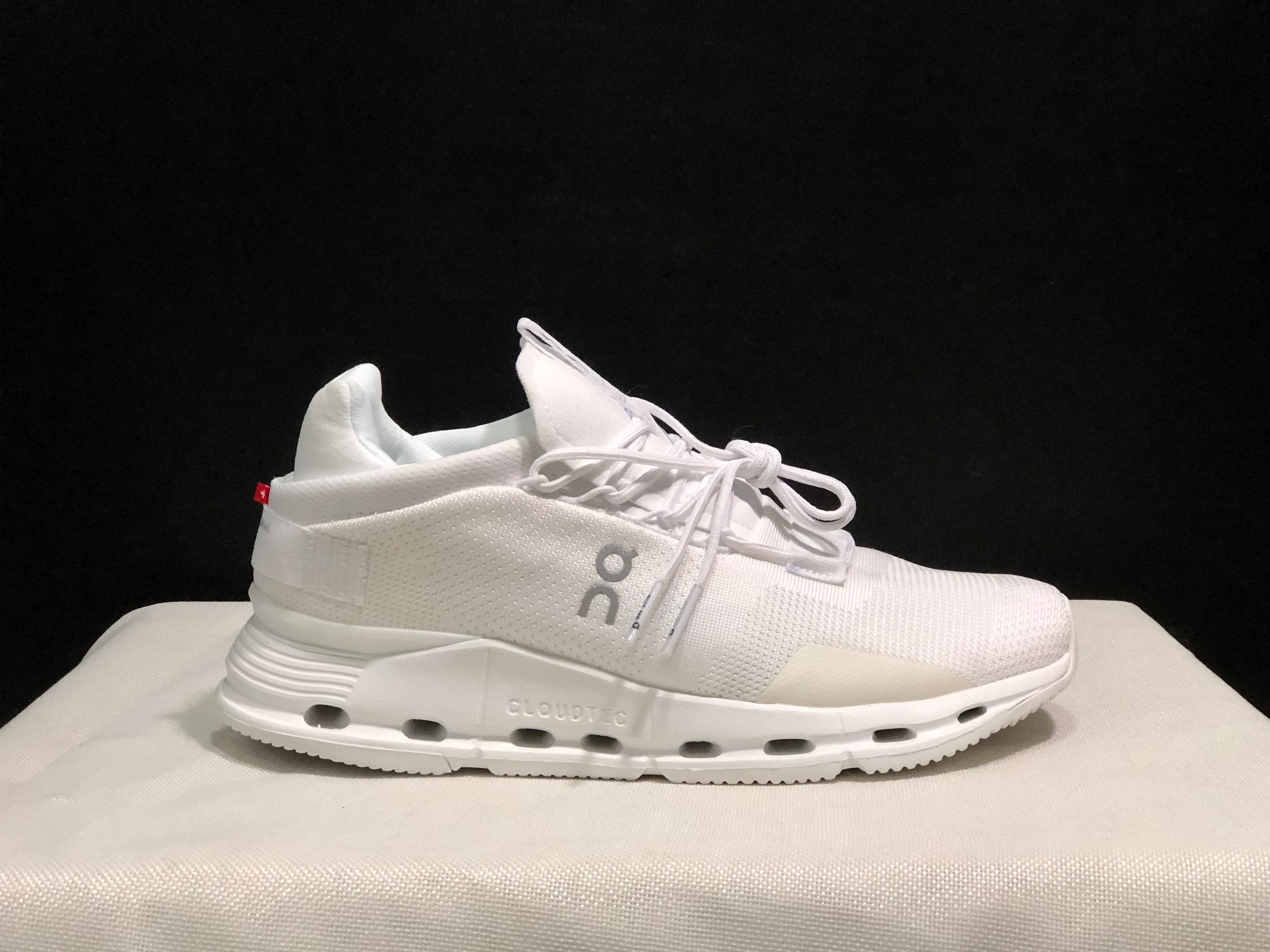 On Running Cloudnova Lightweight Sports Casual Shoes All White