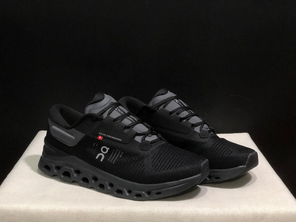 On Running Cloudstratus 3 Anti-Slip Running Shoes Black