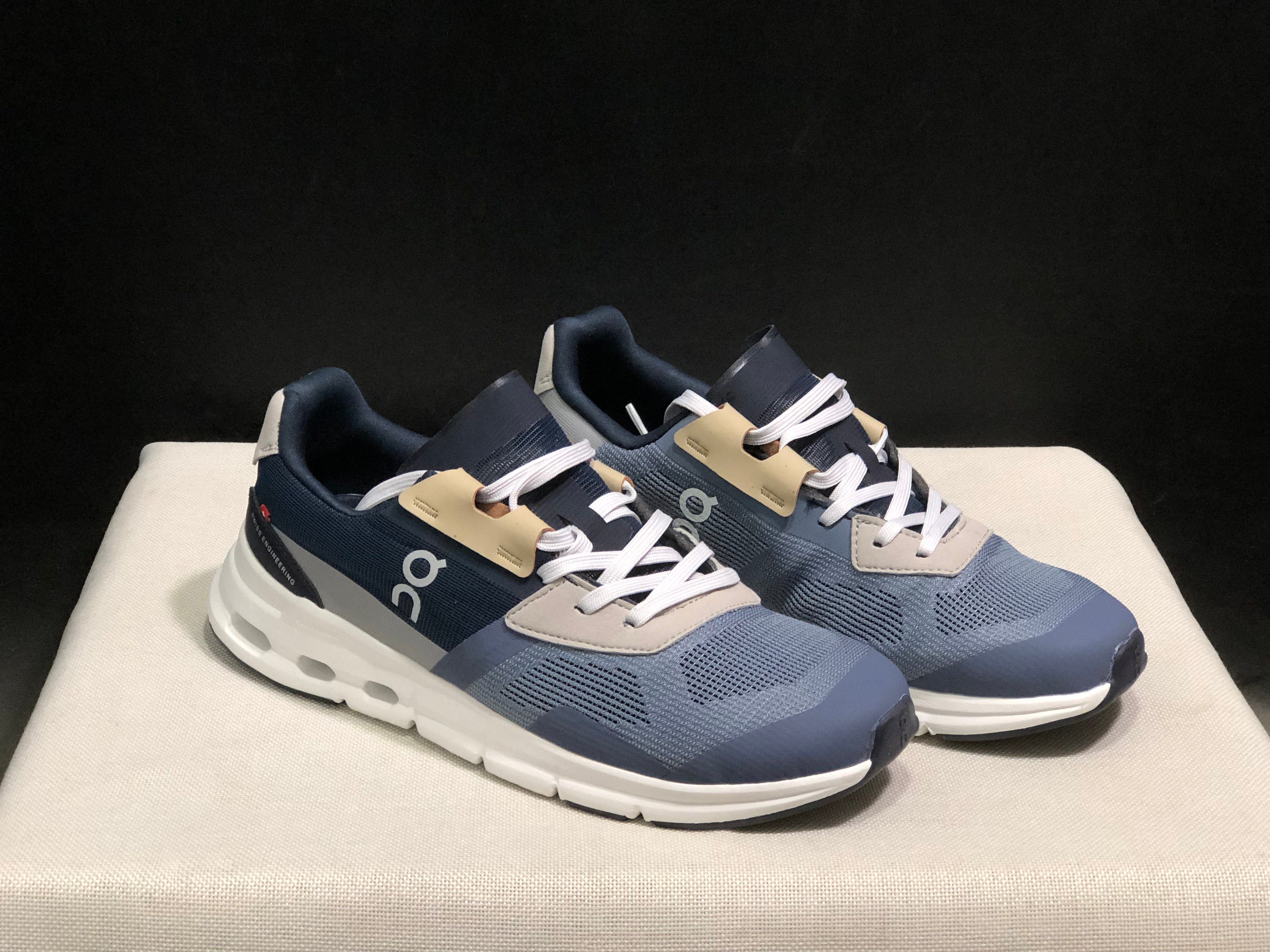 On Running Cloudrift Comfortable And Versatile Sports Casual Shoes Blue White