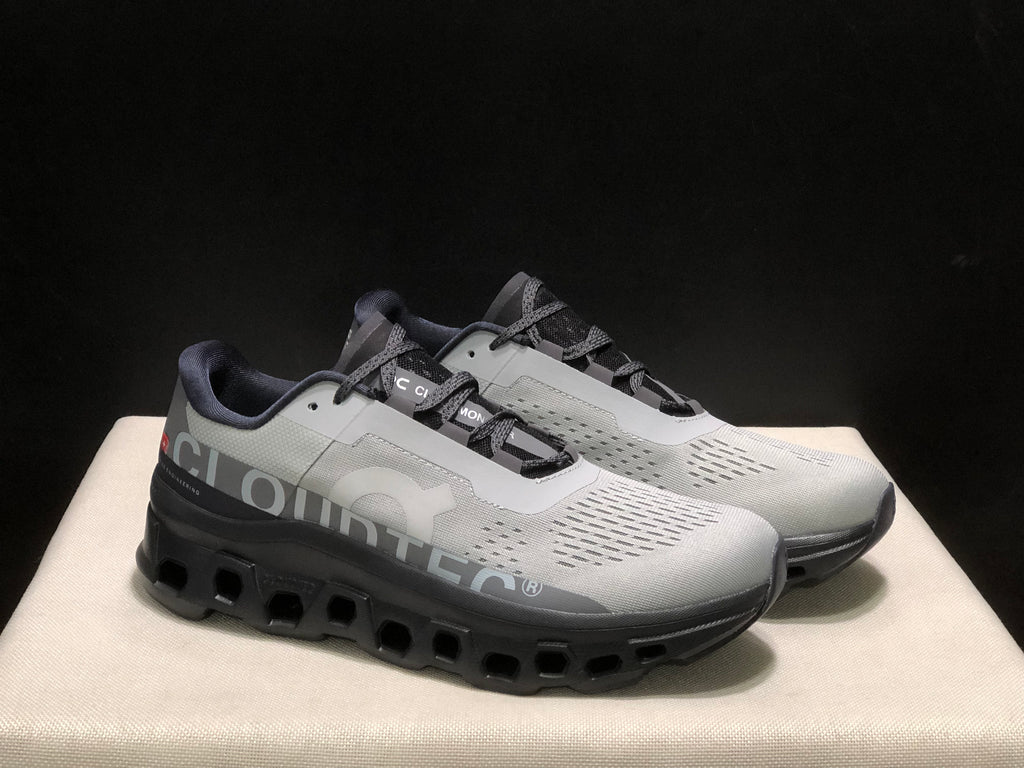 On Running Cloudmonster Anti-Slip Running Shoes Eclipse/Magnet