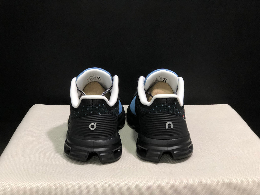 On Running Cloudstratus Shock-Absorbing And Breathable Running Shoes Black/Blue